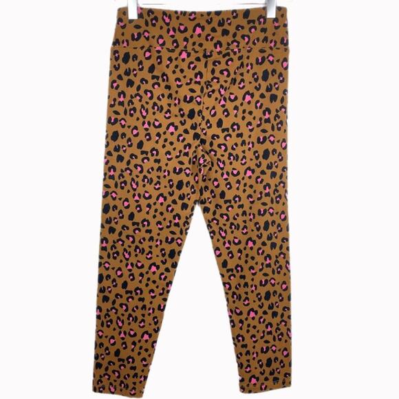 J. Crew Leopard Print Cropped Leggings Sz S - Picture 2 of 4
